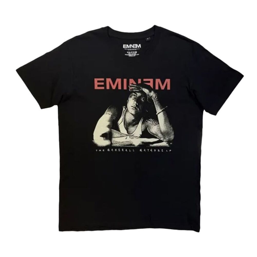 Eminem Unisex Adult Script T-Shirt / Black